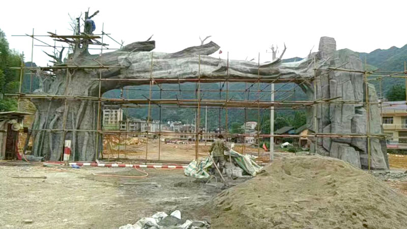 樂(lè)園假山 (3)